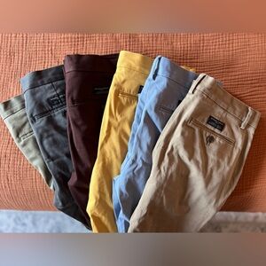 6 Pairs of Banana Republic Chinos for $150!